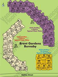 Brent Gardens Area Map