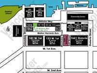 Village on False Creek - 170 Athletes Area Map