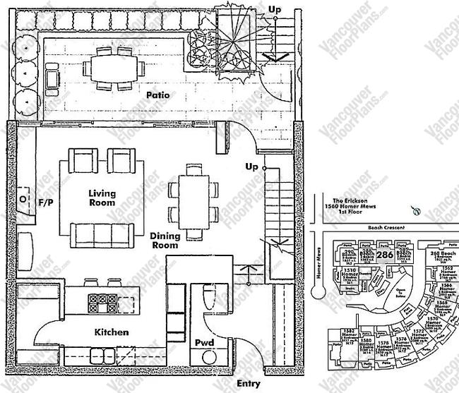 Floor Plan  286 Beach