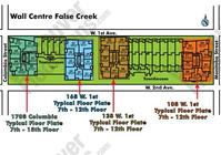 Wall Centre False Creek West 1 Tower Area Map