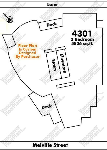 Floor Plan PH4301 1189 Melville