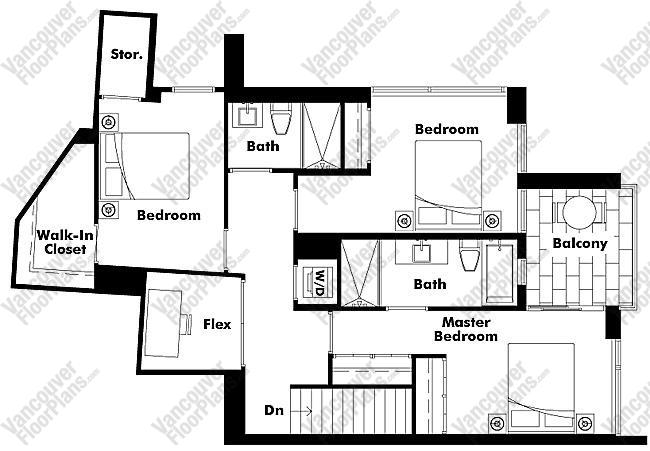 Floor Plan TH201 1653 Ontario