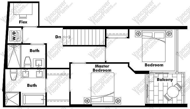 Floor Plan TH102 1655 Ontario