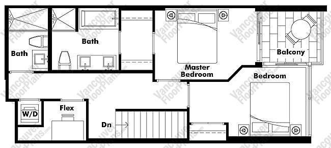 Floor Plan TH103 1657 Ontario