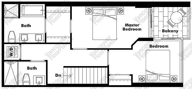 Floor Plan TH205 1687 Ontario