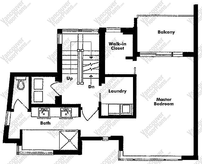 Floor Plan TH1 1233 W. Cordova