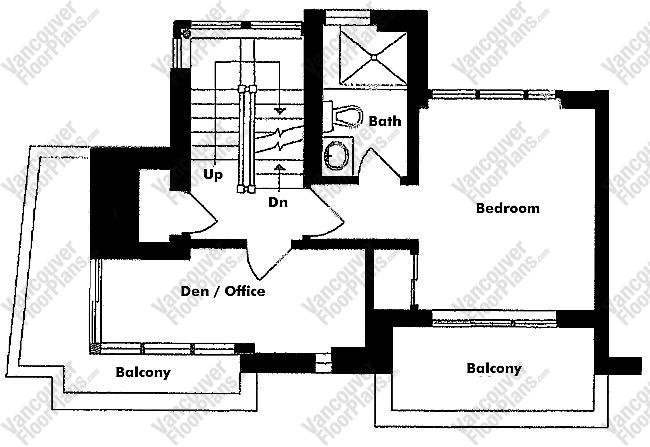 Floor Plan TH1 1233 W. Cordova