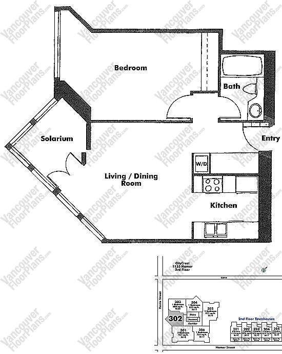 Floor Plan 602 1155 Homer
