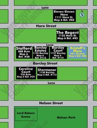 921 Thurlow Area Map