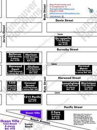 Ocean Villa Area Map