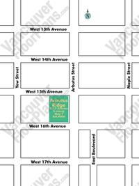 Arbutus Ridge Area Map