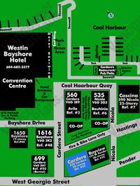 Cardero Area Map