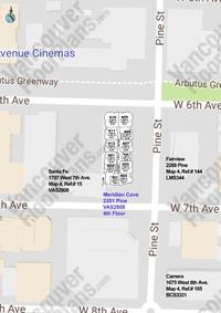 Meridian Cove Area Map