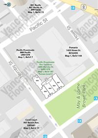 Pacific Promenade - The Terraces Area Map