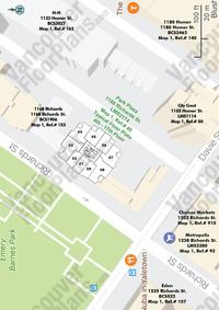 Park Plaza Area Map
