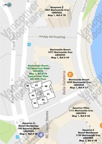 Marinaside Resort Area Map