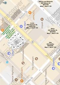 Capitol Residences Area Map