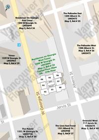 Residences on Georgia West Tower Area Map