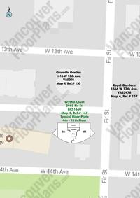 Crystal Court Area Map