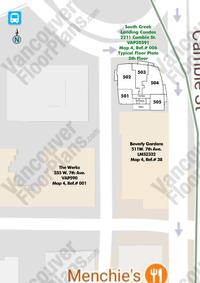 South Creek Landing Condos Area Map