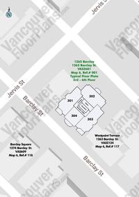 1265 Barclay Area Map