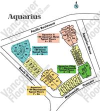 Aquarius Villas Area Map