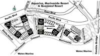 Aquarius Villas Area Map