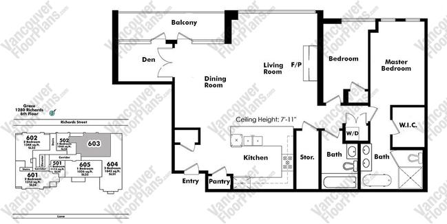 Floor Plan 603 1280 Richards