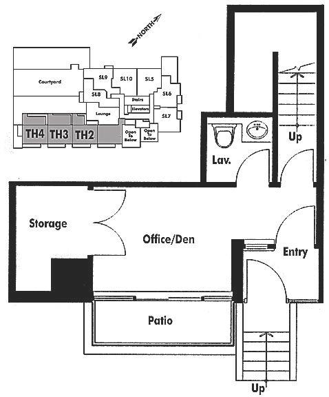 TH3 1001 RICHARDS STREET, Vancouver, BC Floor Plan