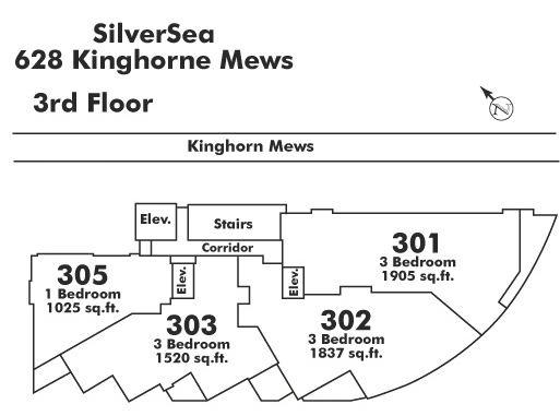 303 628 KINGHORNE MEWS, Vancouver, BC Floor Plate