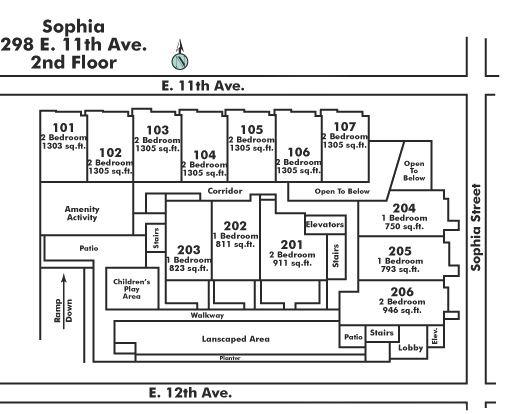 201 298 E 11TH AVENUE, Vancouver, BC Floor Plate
