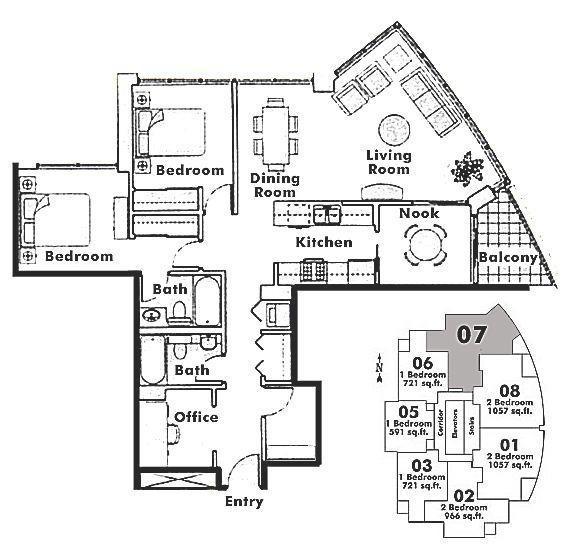 3107 1408 STRATHMORE MEWS, Vancouver, BC Floor Plan