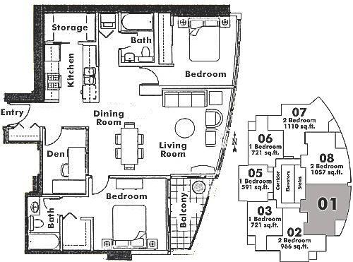 601 1408 STRATHMORE MEWS, Vancouver, BC Floor Plan