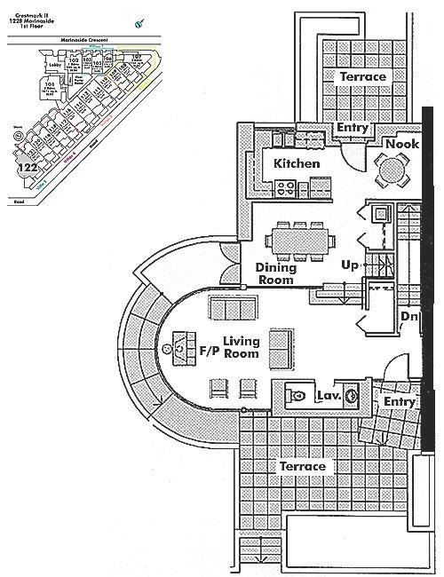 122 1228 MARINASIDE CRESCENT, Vancouver, BC Floor Plan