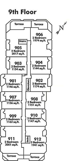 901 518 MOBERLY ROAD, Vancouver, BC Floor Plate