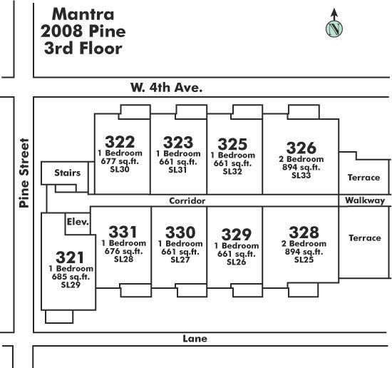 303 1680 WEST 4TH AVENUE, Vancouver, BC Floor Plate