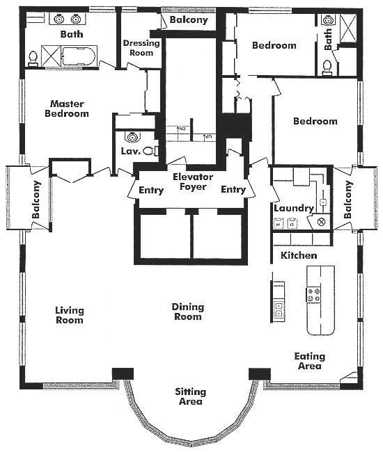 1600 1919 BEACH AVENUE, Vancouver, BC Floor Plan