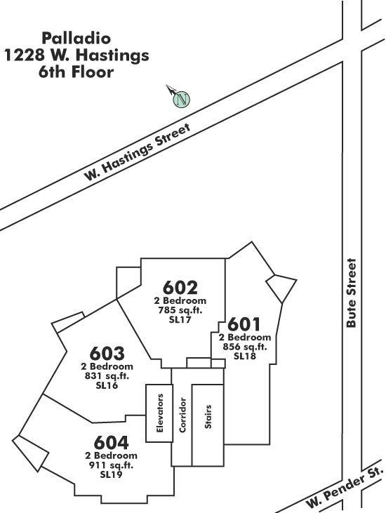 , Vancouver, BC Floor Plate