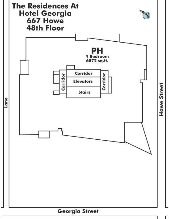 4801 667 HOWE STREET, Vancouver, BC Floor Plate
