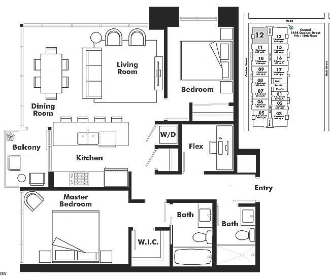 912 1618 QUEBEC STREET, Vancouver, BC Floor Plan