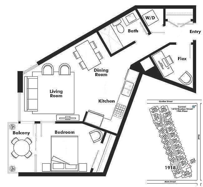 1918 1618 QUEBEC STREET, Vancouver, BC Floor Plan