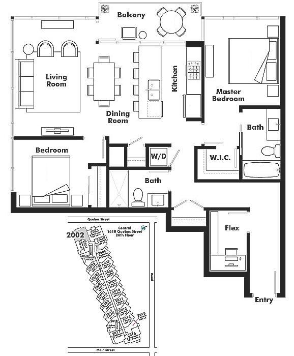 2002 1618 QUEBEC STREET, Vancouver, BC Floor Plan