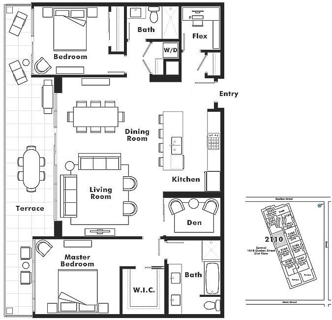 2110 1618 QUEBEC STREET, Vancouver, BC Floor Plan