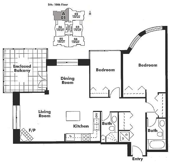 501 1255 MAIN STREET, Vancouver, BC Floor Plan