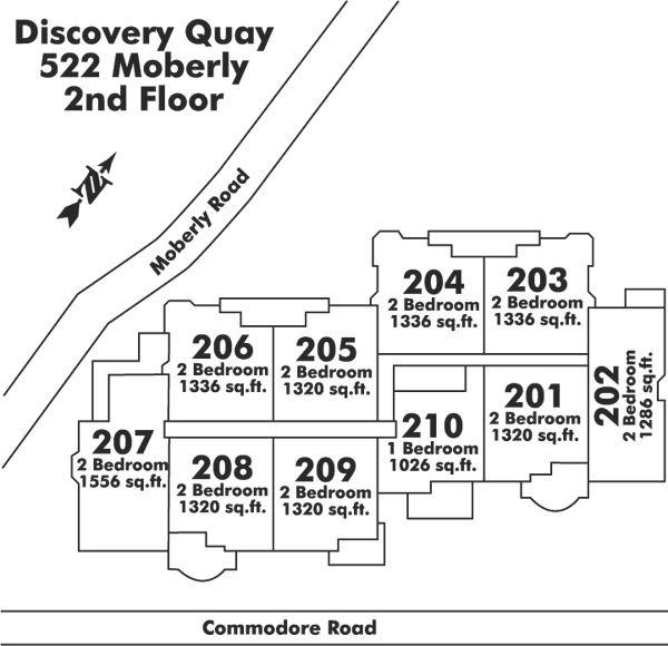 207 522 MOBERLY ROAD, Vancouver, BC Floor Plate
