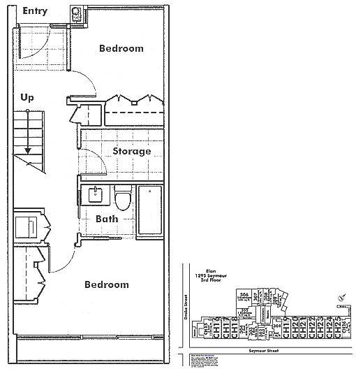 313 1255 SEYMOUR STREET, Vancouver, BC Floor Plan