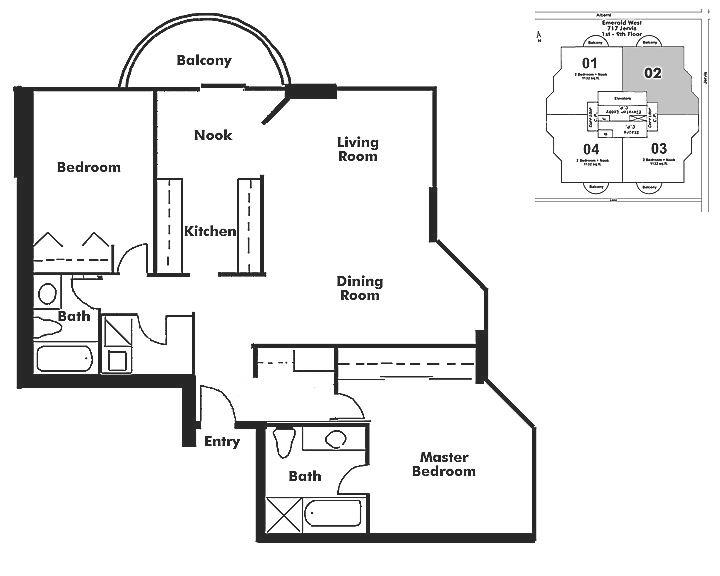 602 717 JERVIS STREET, Vancouver, BC Floor Plan