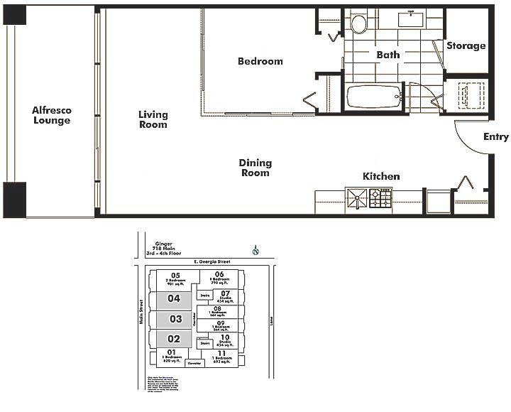704 718 MAIN STREET, Vancouver, BC Floor Plan