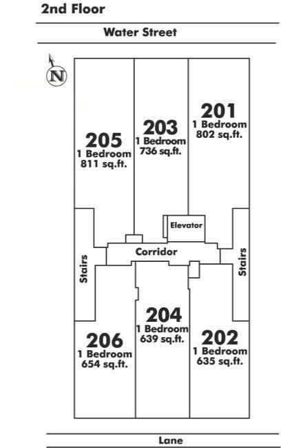 205 310 WATER STREET, Vancouver, BC Floor Plate